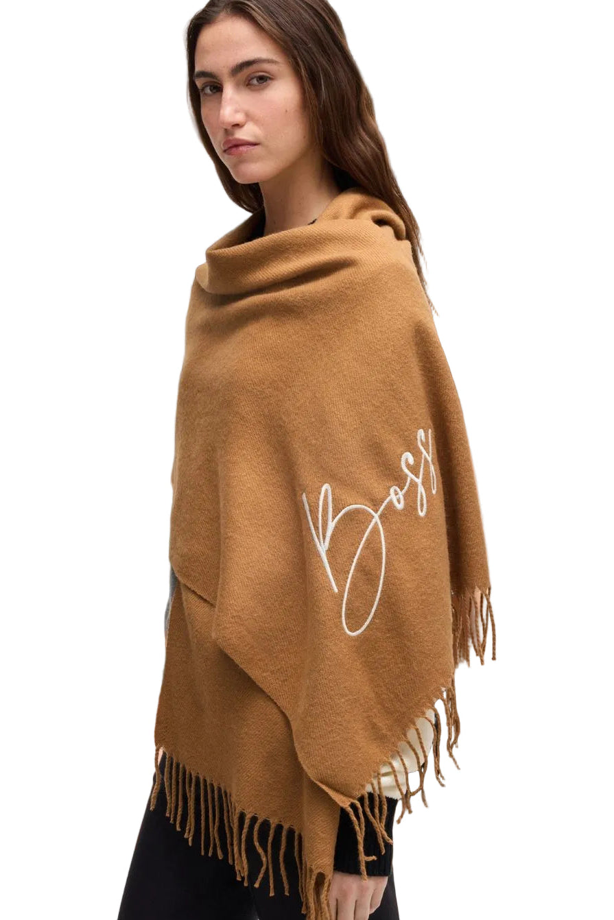 BOSS Equestrian »Schal Logo Camel