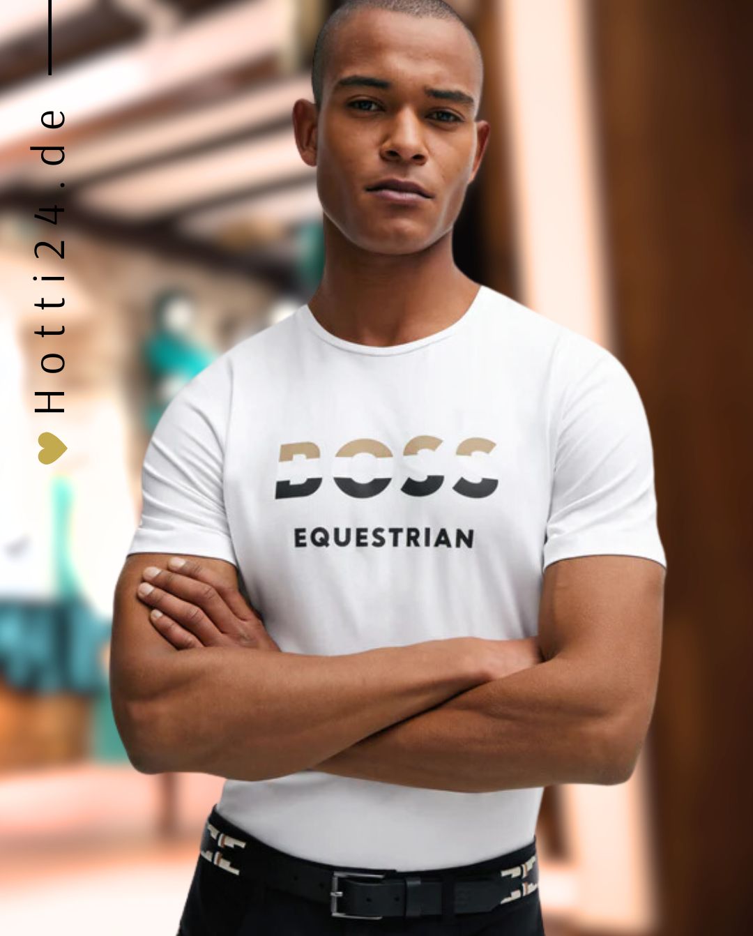 BOSS Equestrian »T-Shirt Pierce White