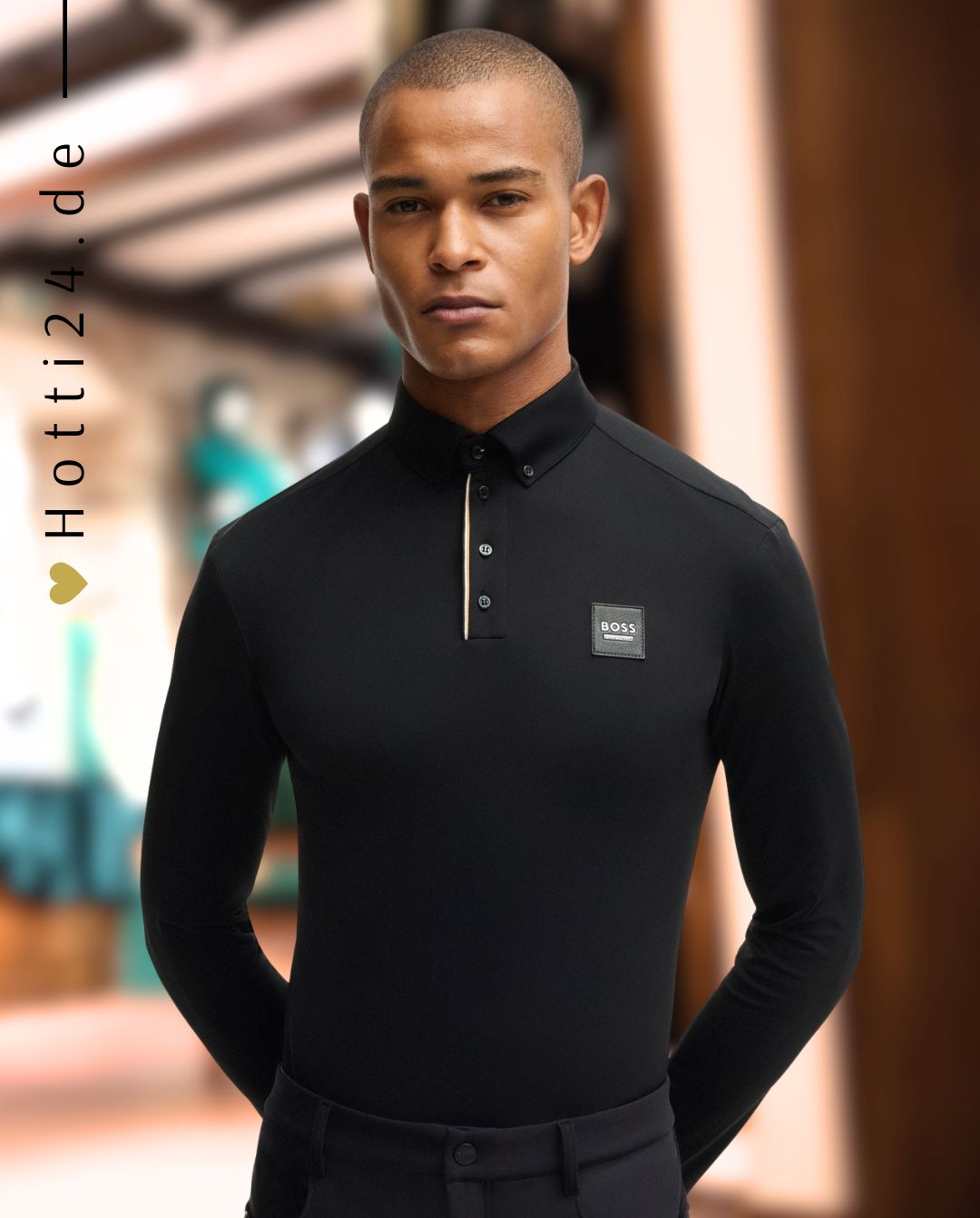 BOSS Equestrian »Trainingsshirt Nick Peached Black