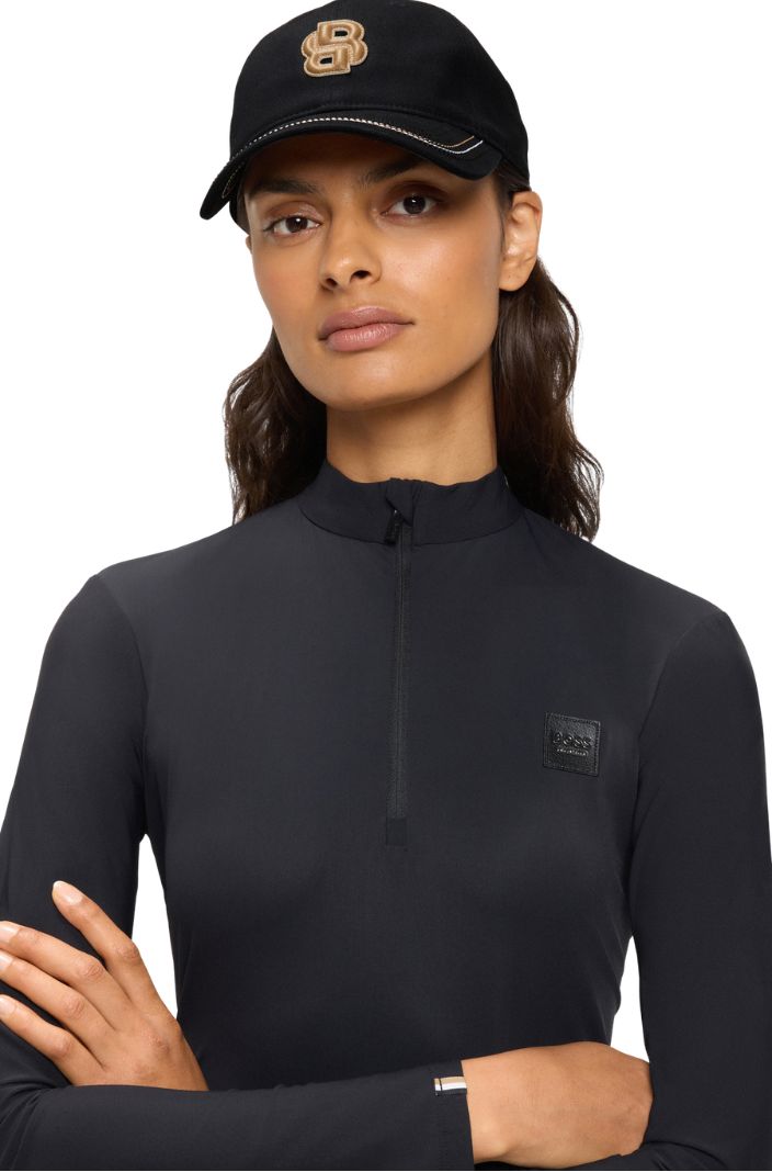 BOSS Equestrian »Women's Leather Cap BB Black
