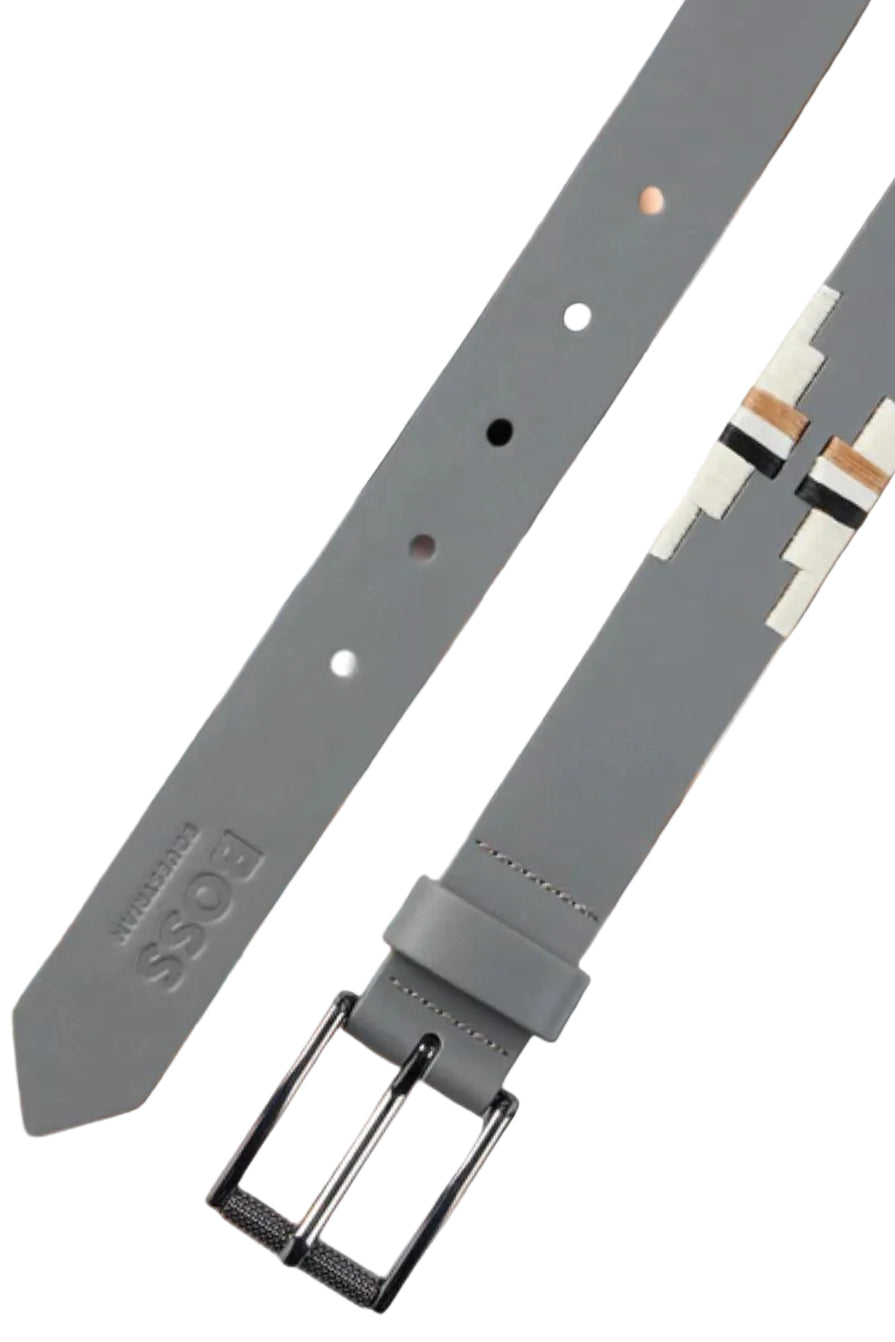 BOSS Equestrian »Gürtel Signature Grey