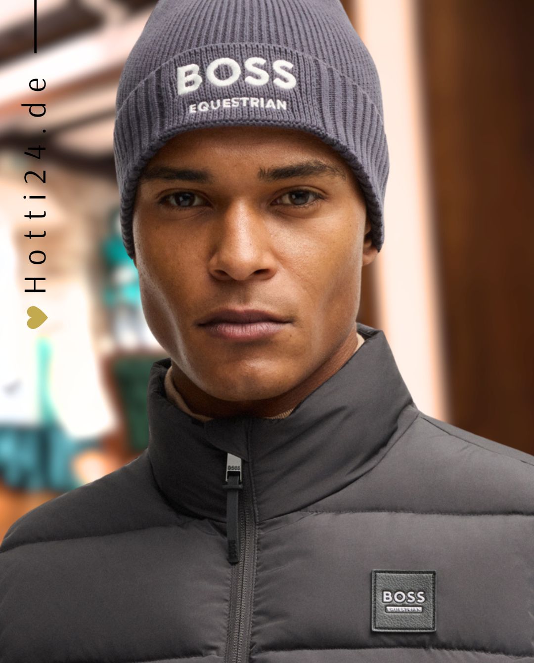 BOSS Equestrian »Mütze Fisher Dark Grey