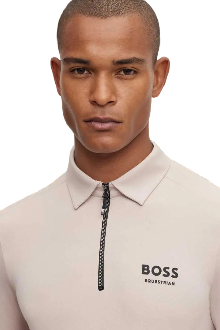 boss herren trainingsshirt elton signature stripe b1m0405-261 beige