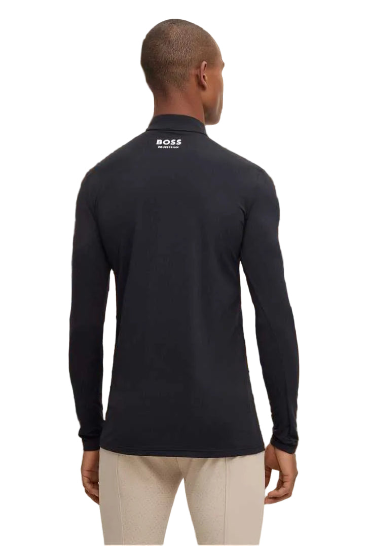boss herren trainingsshirt ethan signature stripe b1m0406-001 schwarz