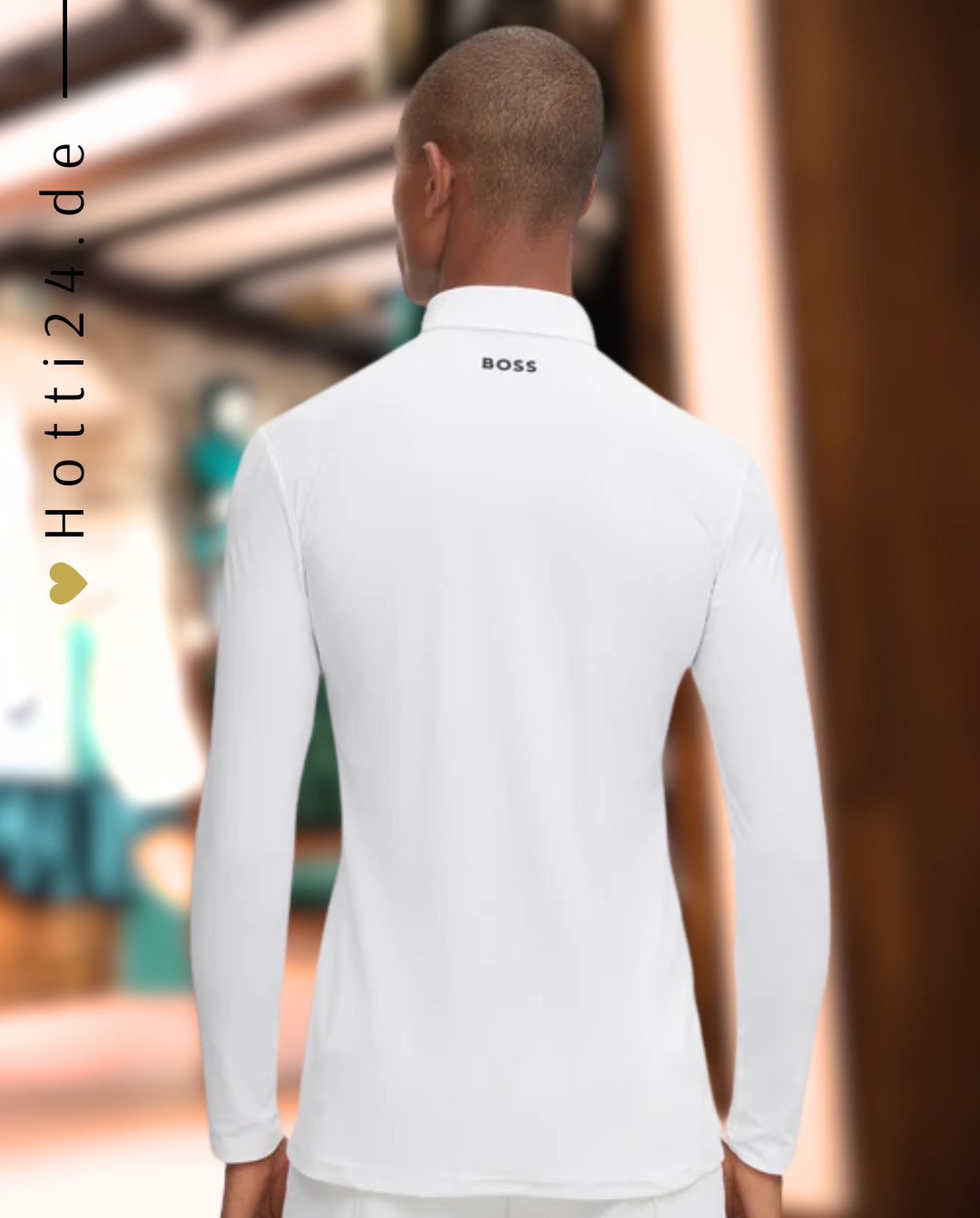 BOSS Equestrian »Turniershirt Nick Signature White