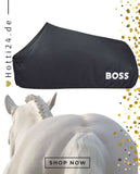 boss pferde abschwitzdecke monogram b1h0802-001 schwarz