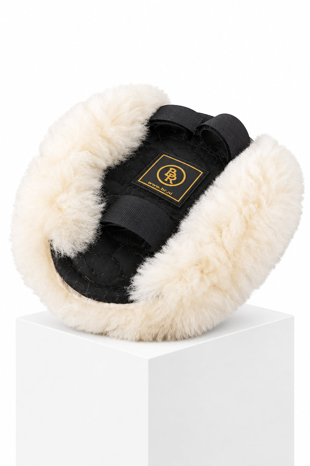 BR Equestrian Vorderzeugschoner Lammfell Natur