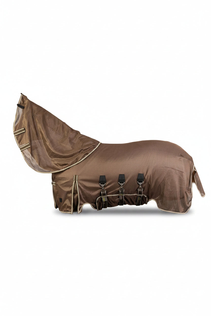 Premiere Fliegendecke Combo Halsteil abnehmbar Chocolate