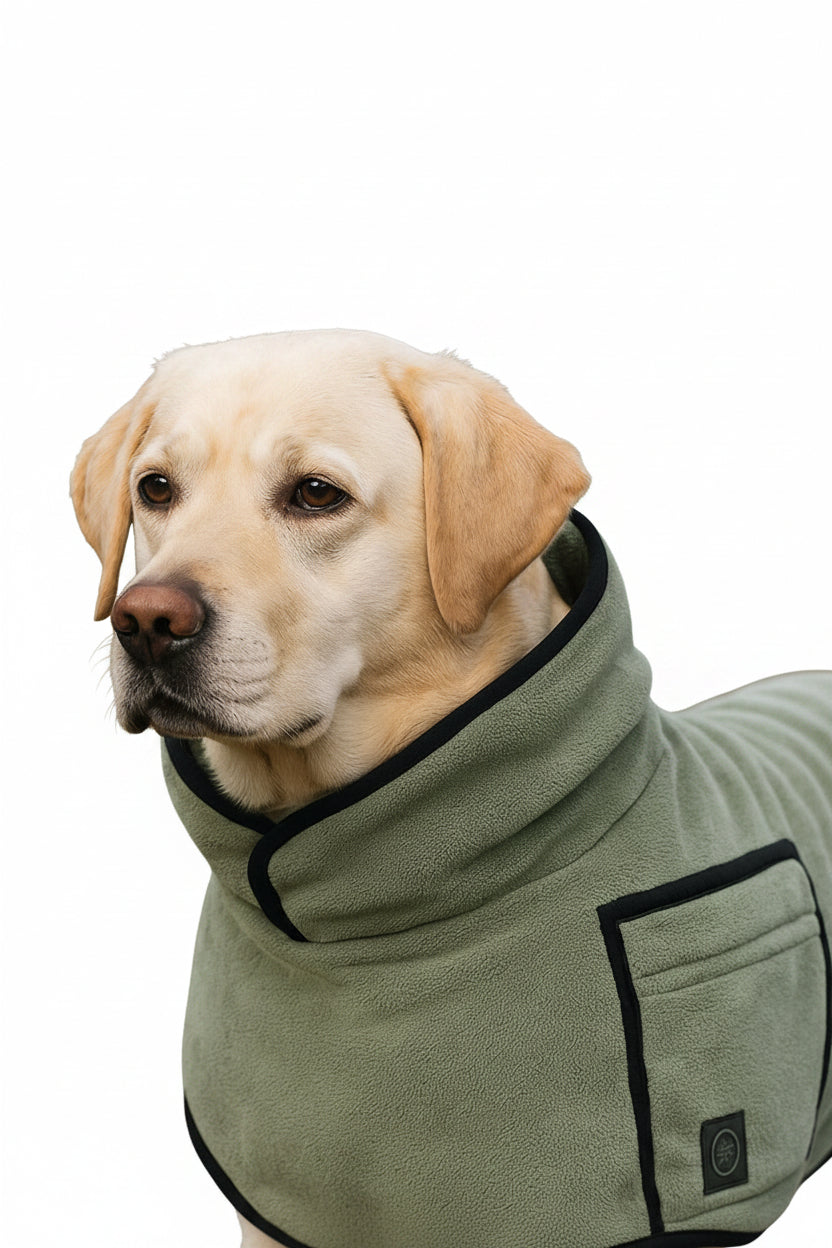 BR Hundebademantel Slate Grey