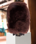 BR »Putzhandschuh Lammfell Brown