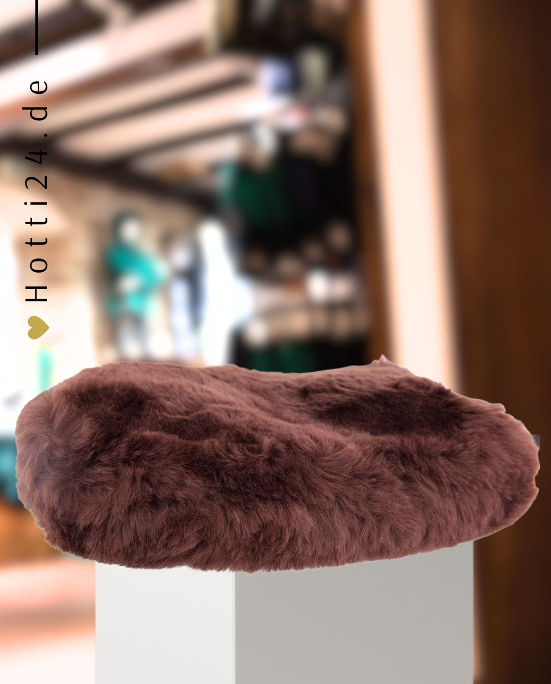 BR »Putzhandschuh Lammfell Braun