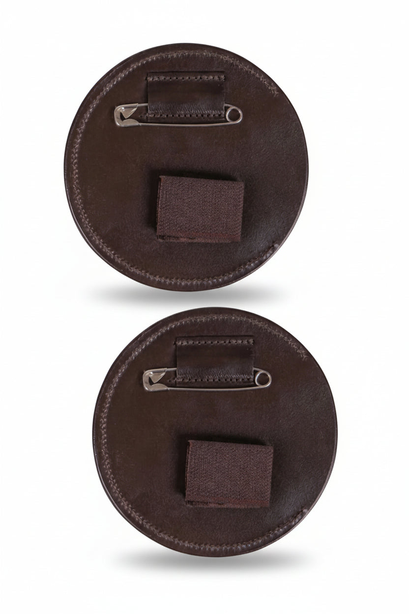 QHP Startnummern Ricki 3-stellig / 2er-Set Brown