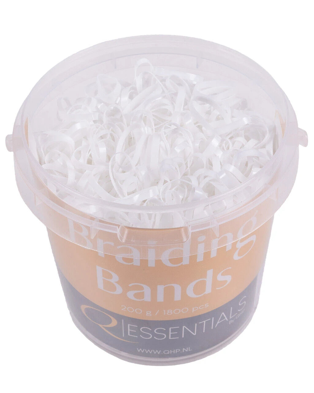 Mähnengummis Einflechtgummis 200g White