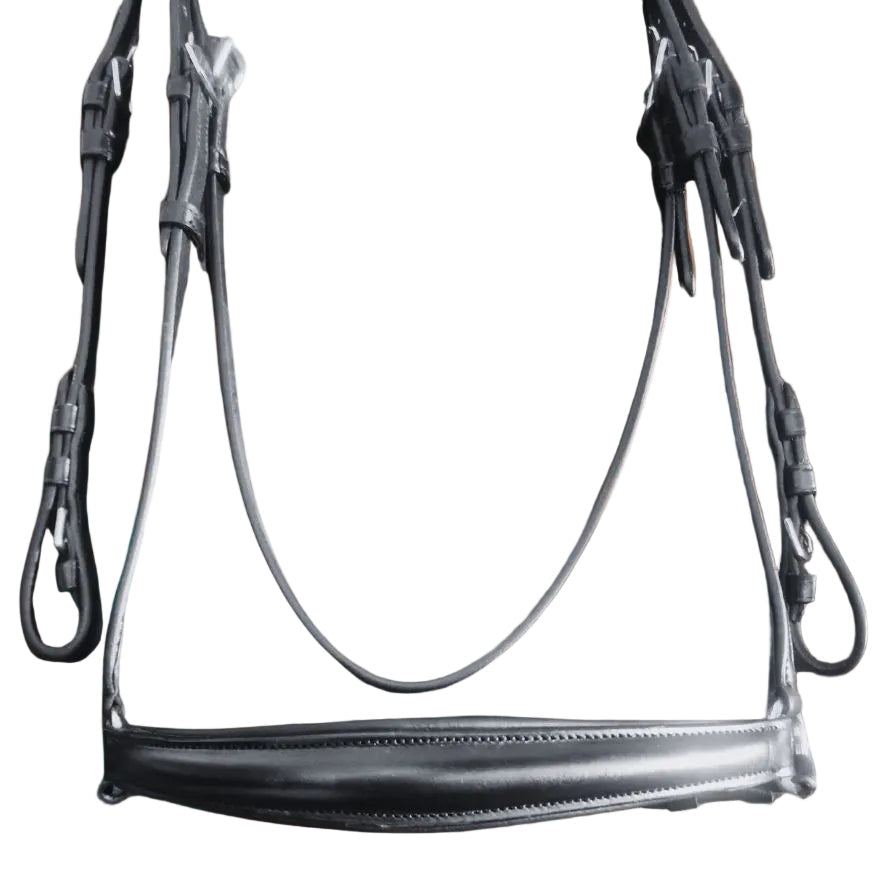 Döbert Trense Stallmeister flach 19001 incl. Zügel Black