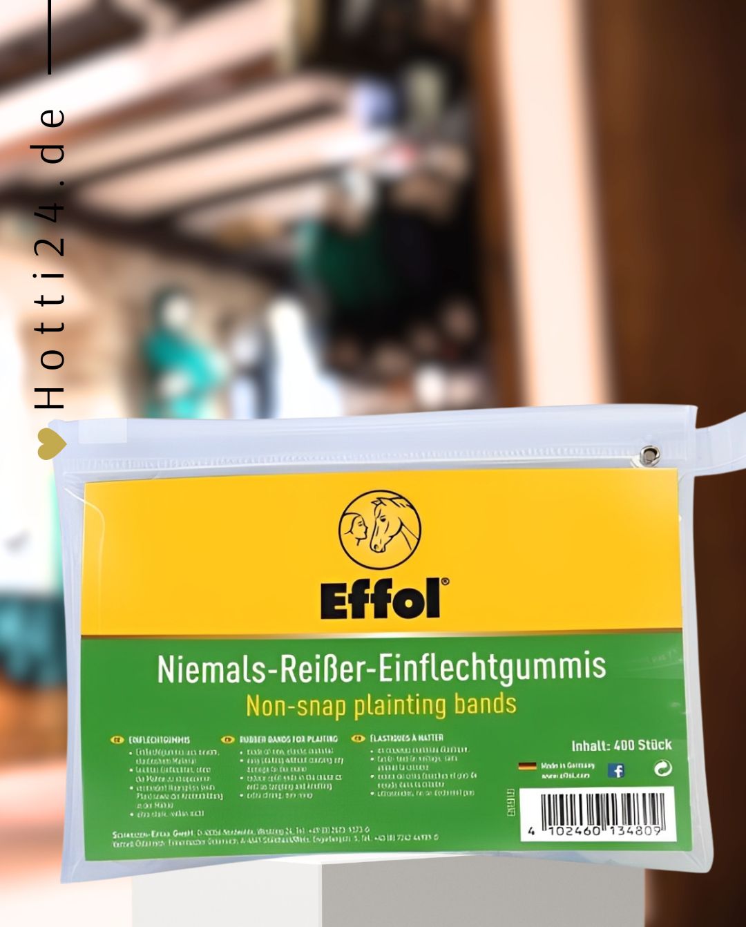 EFFOL »Mähnengummis niemals Reißer 400 Stück Farblos