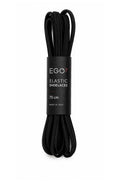 Ego7 elastische Schnürsenkel für Reitstiefel Schwarz
