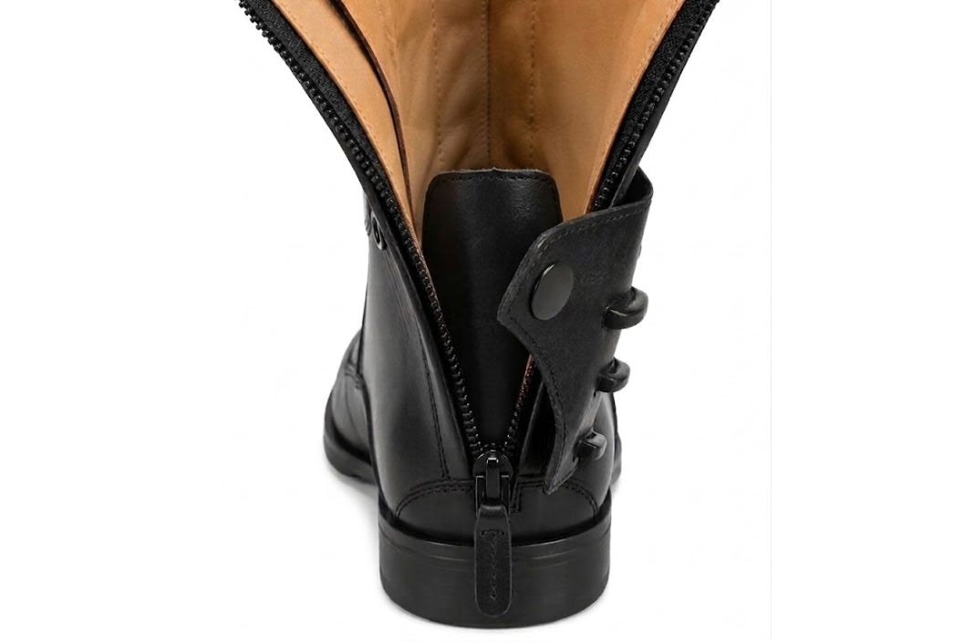 Ego7 Orion Leather Riding Boots Black