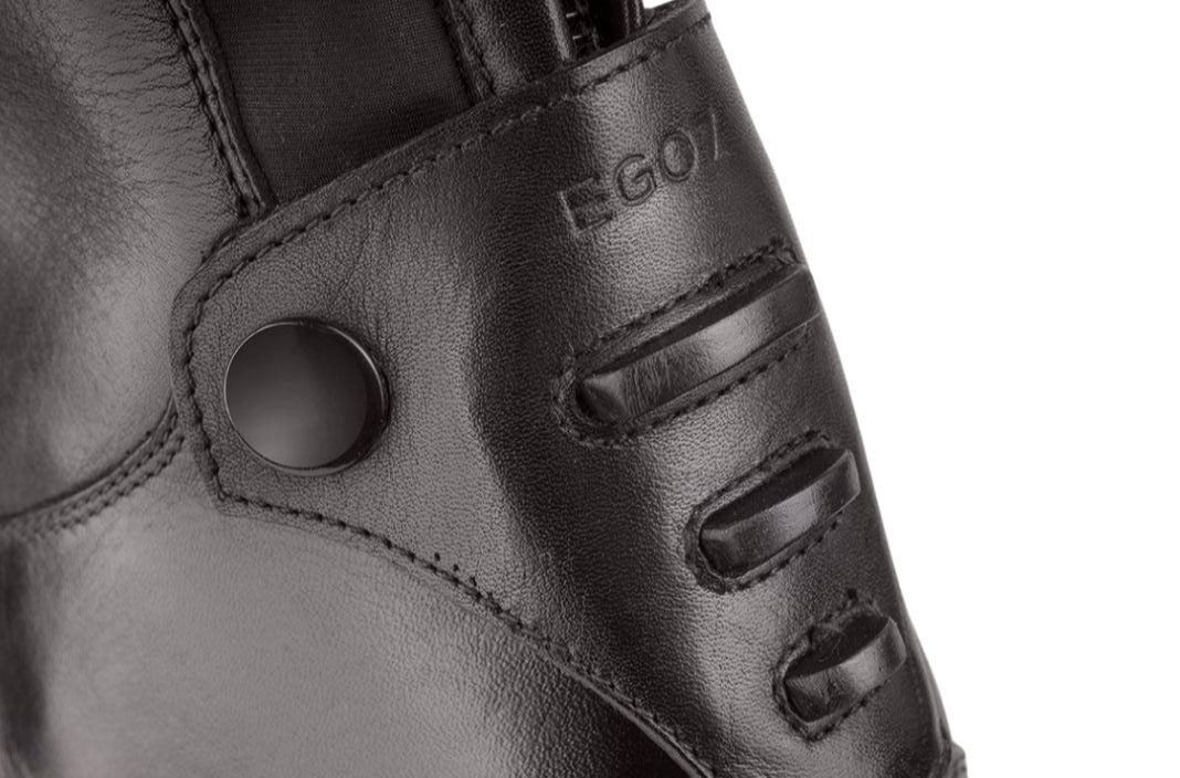 Ego7 Orion Leather Riding Boots Black