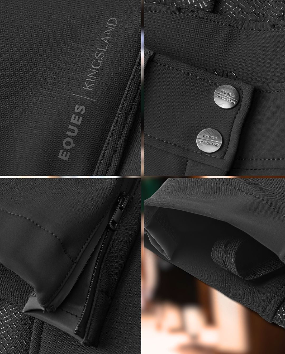 EQUES »Reithose Jodphur KLHekla FullGrip Black