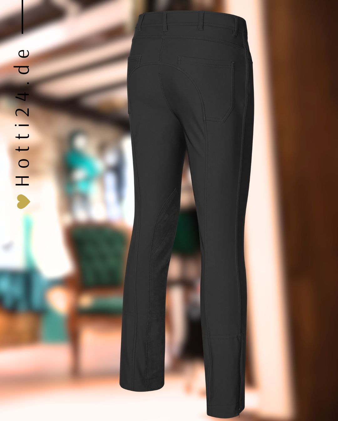 EQUES »Reithose Jodphur KLBjörn KnieGrip Black