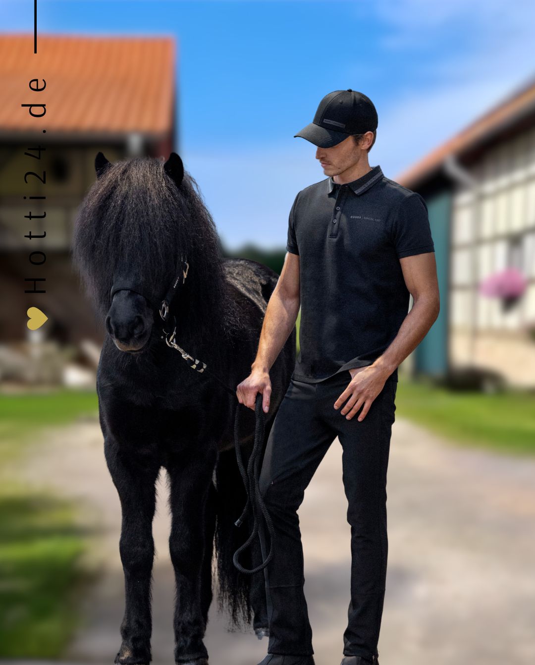 EQUES »Reithose Jodphur KLBjarki FullGrip Black