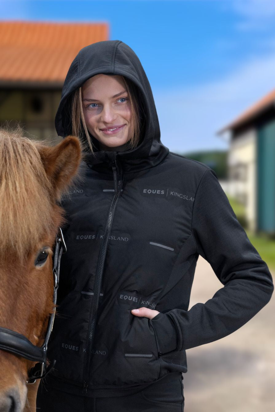 Eques Damen Jacke Hybrid KLSara Black