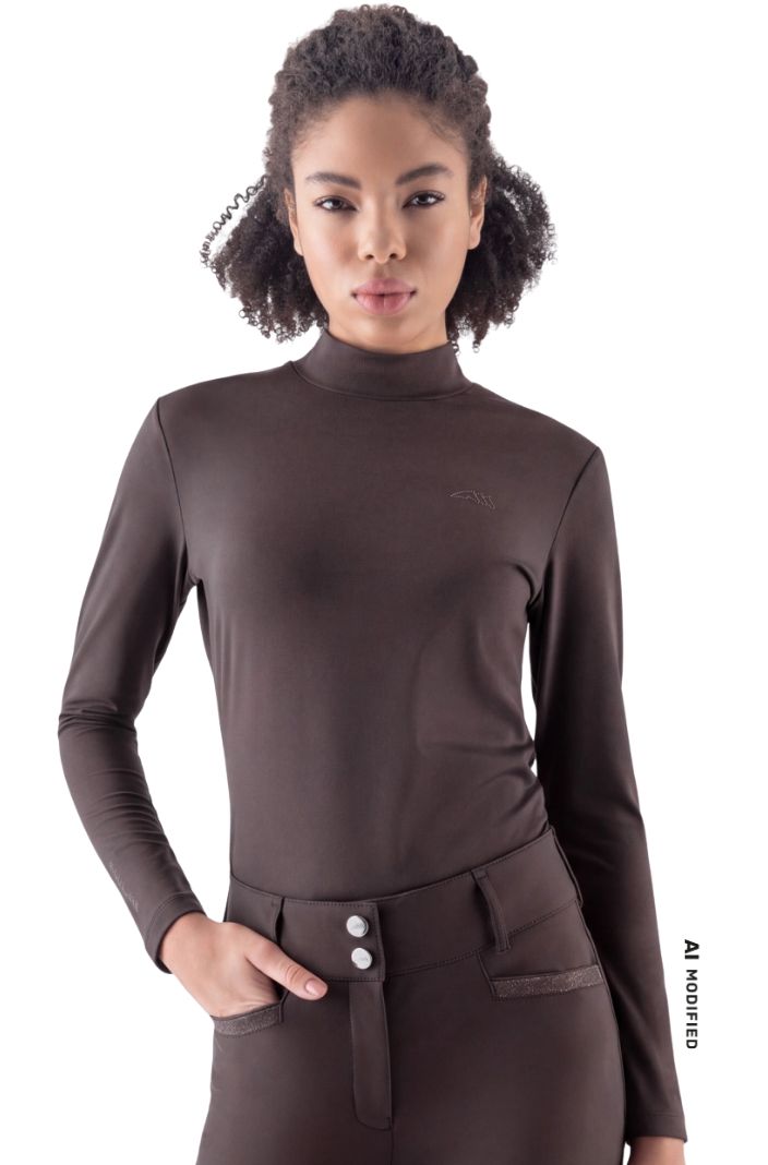Equiline Damen Baselayer Eqglin Coffee Bean