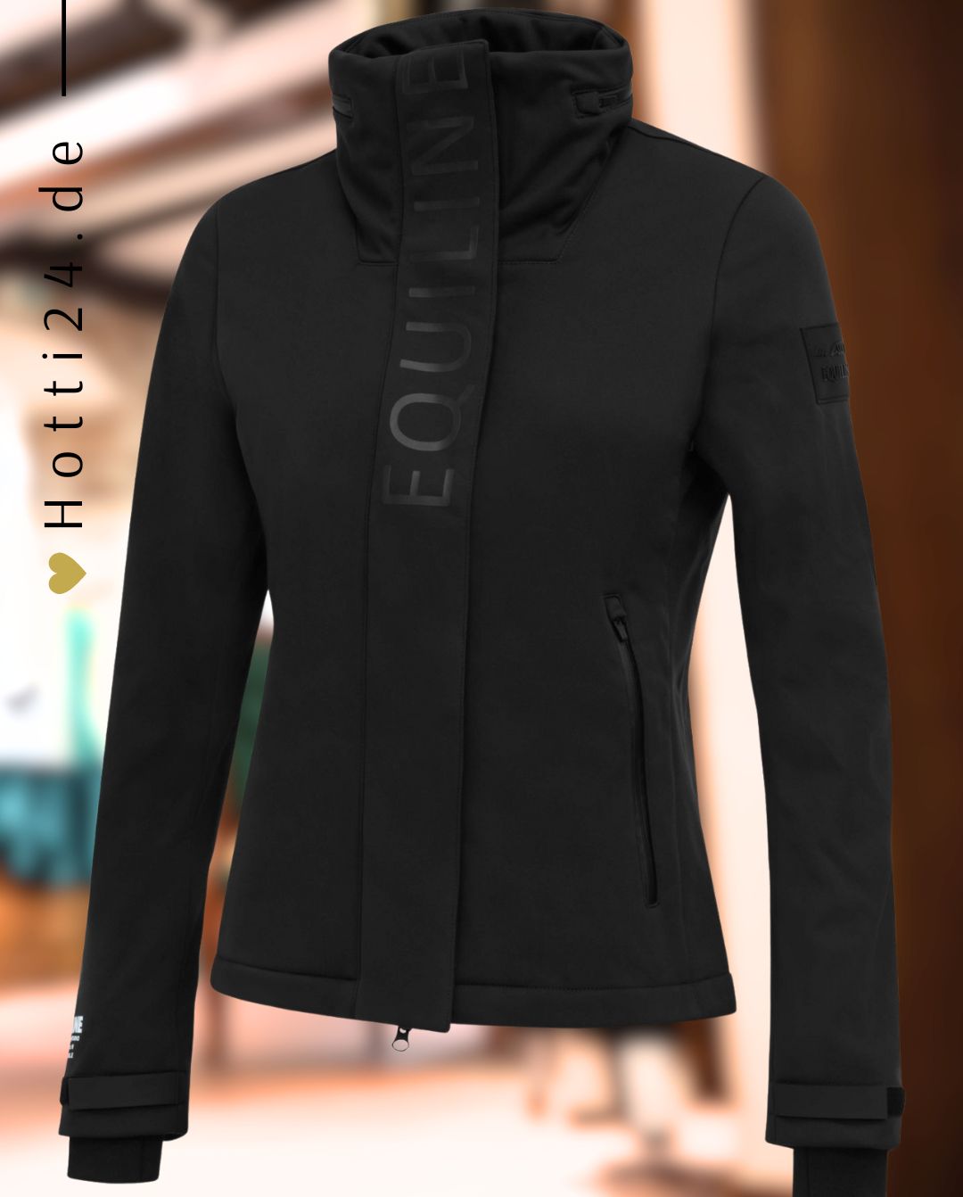 EQUILINE »Softshelljacke Carec Black
