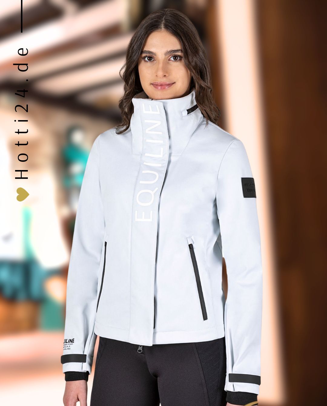EQUILINE »Softshelljacke Carec White