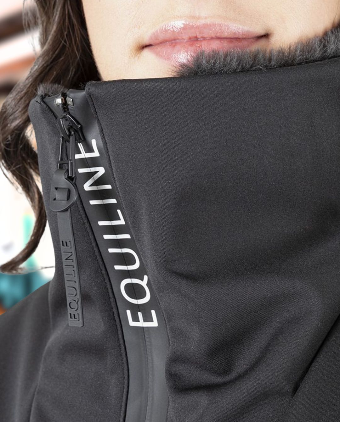 EQUILINE »Softshelljacke Cerfec Black
