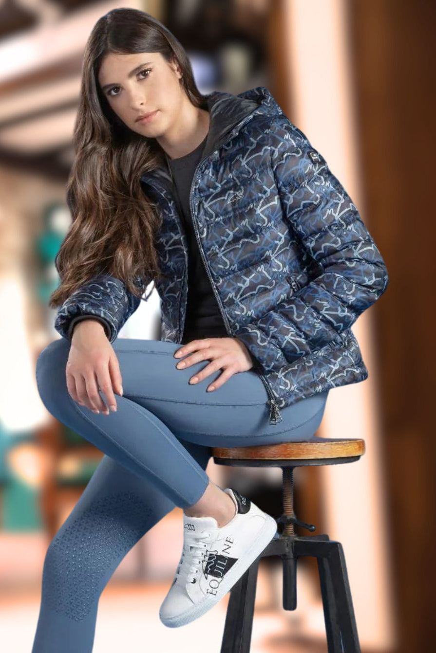 Equiline »Damen Steppjacke Ecre Blue