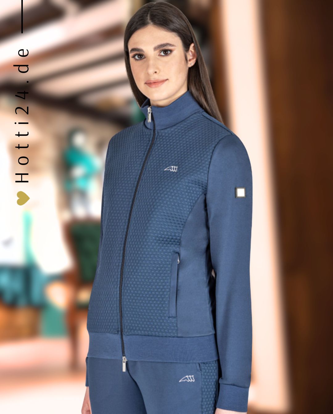 EQUILINE »Jacke Elaste Diplomatic Blue