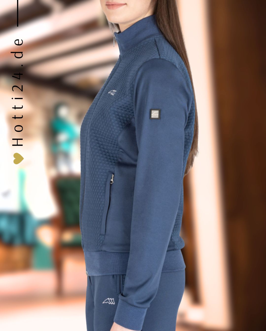 EQUILINE »Jacke Elaste Diplomatic Blue