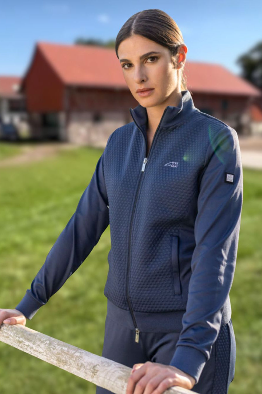 Equiline "Women's Training Jacket Elaste Diplomatic Blue
