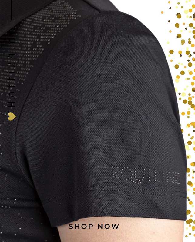equiline damen poloshirt gillis es123ph00879-006 schwarz