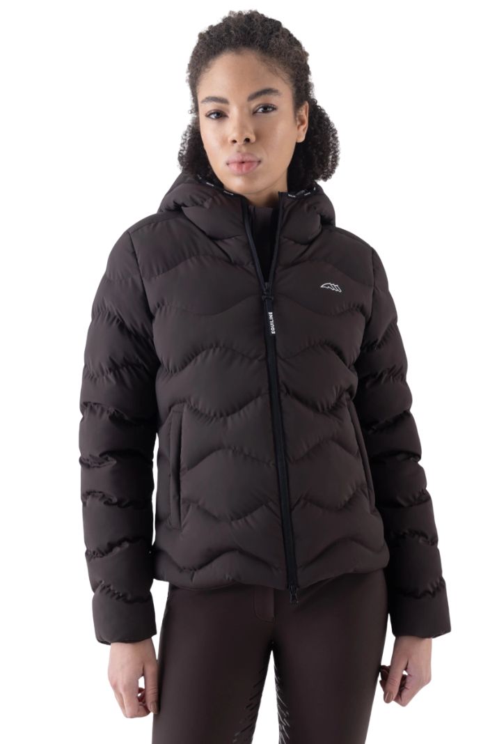 Equiline Damen Puffer Jacke Eqcentry Coffee Bean