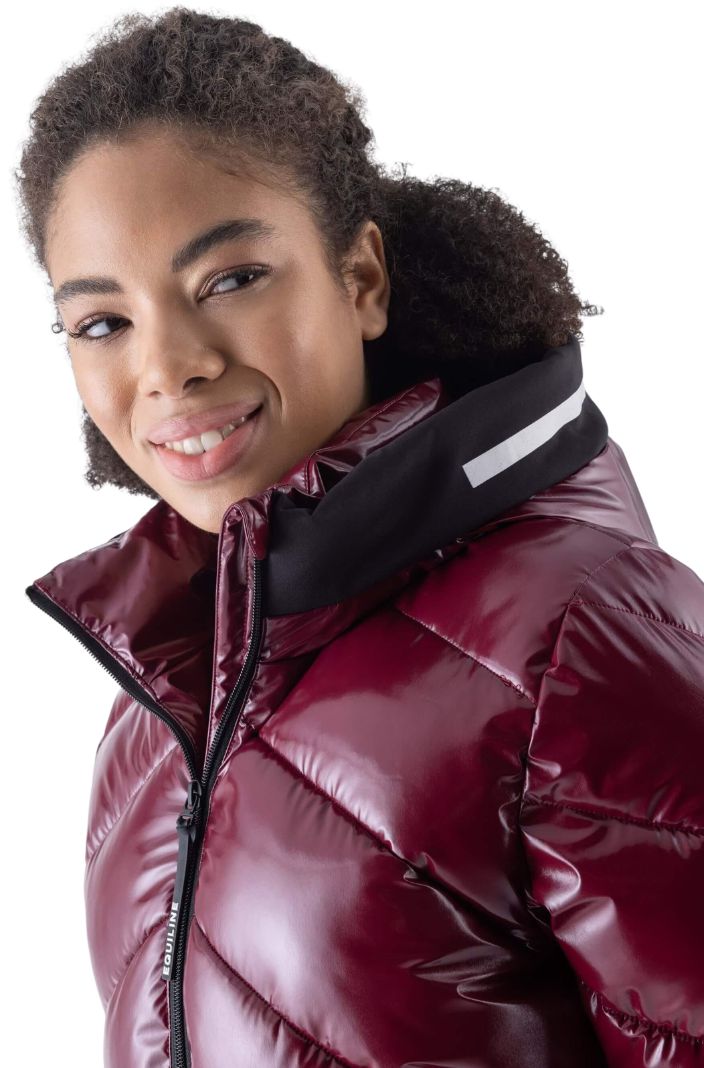 Equiline Puffer Jacke Eqcomb Alpine Plum