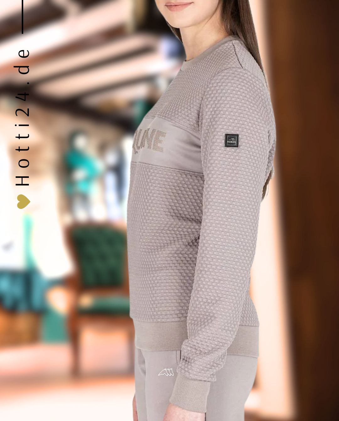 EQUILINE »Pullover Elspete Sabbia