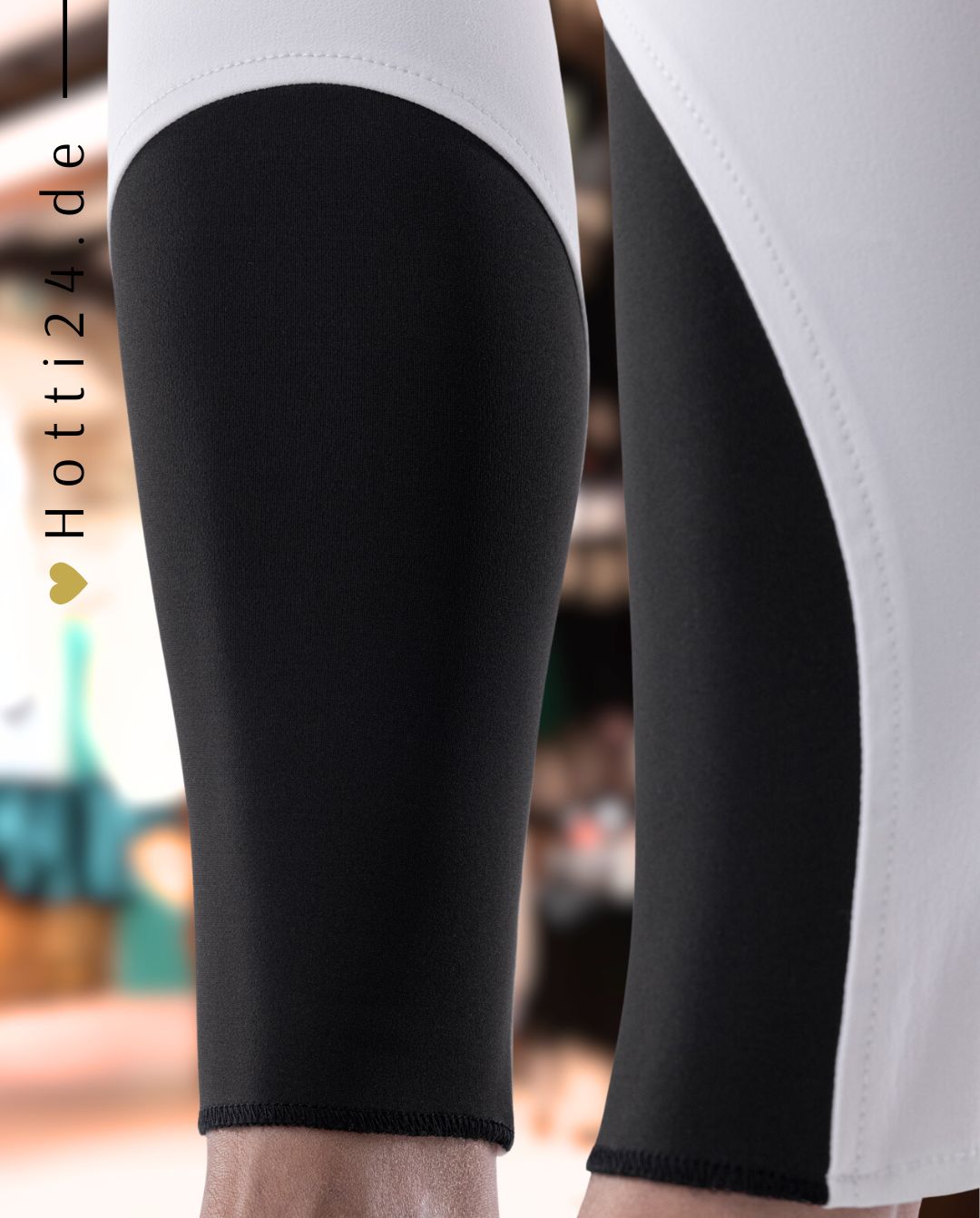 EQUILINE »Reithose Boston KnieGrip White