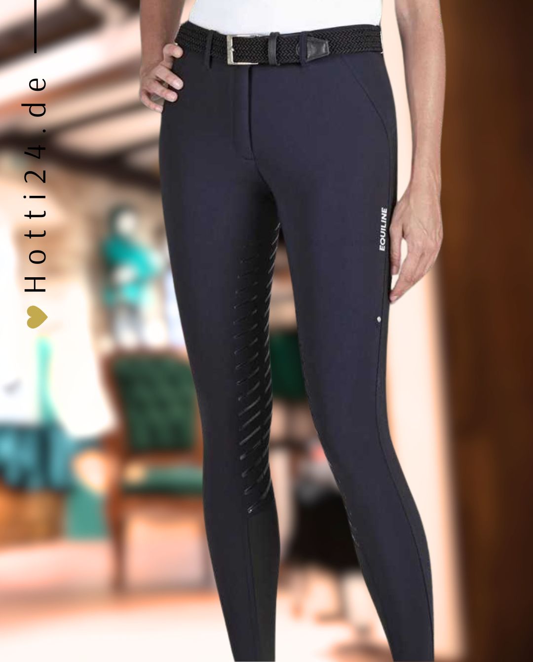 EQUILINE »Reithose Ciannefh FullGrip Blue