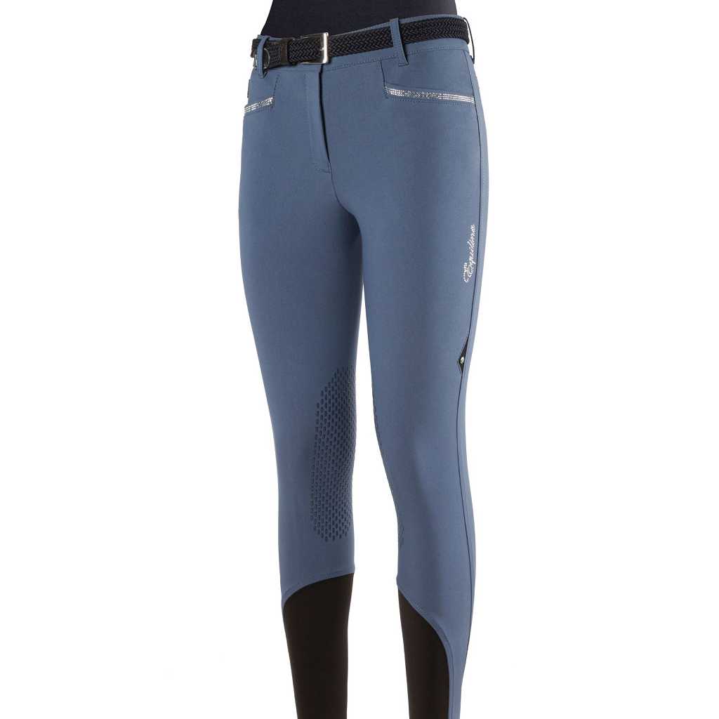 equiline-damen reithose cirek kniegrip blau es323pn09088 520