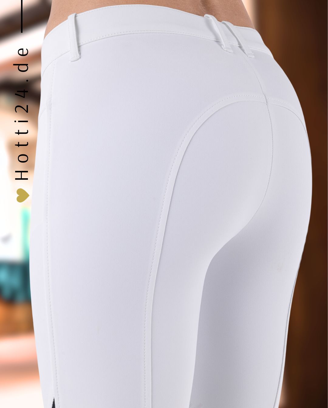 EQUILINE »Reithose Cornek BX-Tech KnieGrip White