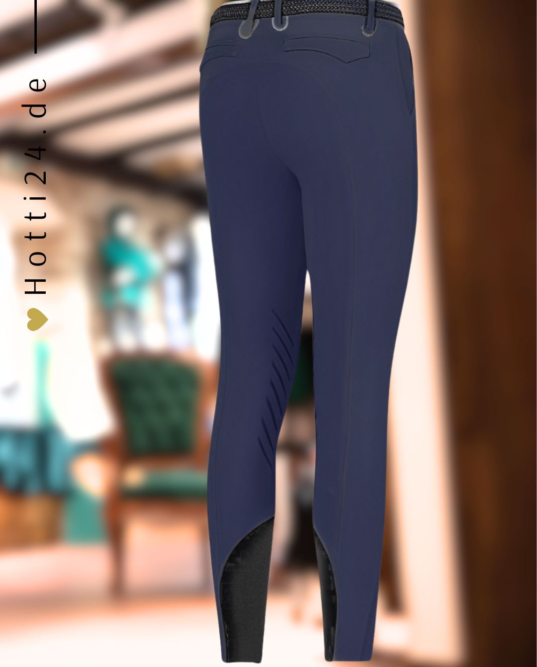 EQUILINE »Reithose Crendak KnieGrip Kobalt