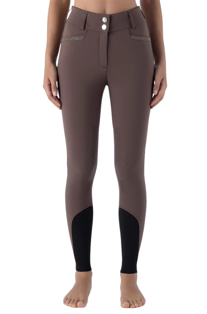 equiline-damen-reithose-crystalek-kniegrip-cocoa-powder