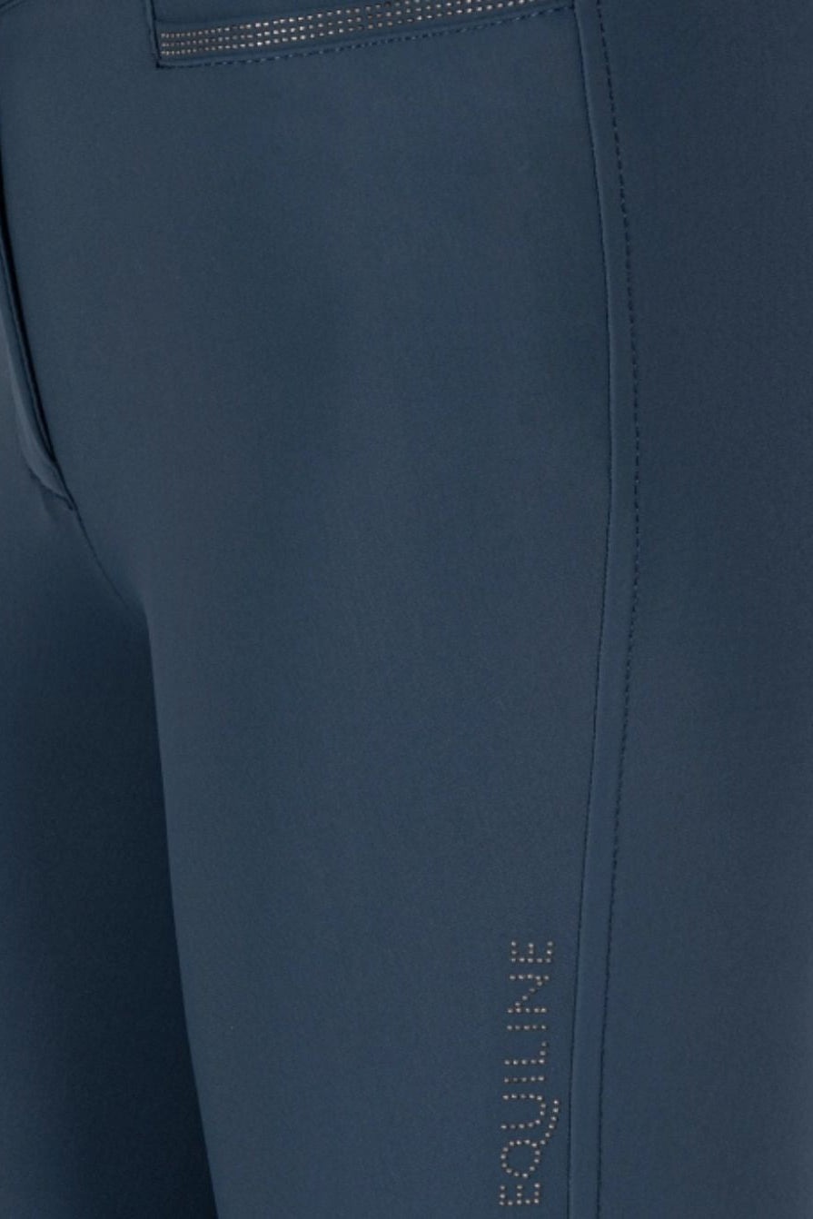 Equiline Women's Breeches Ericiefh FullGrip Diplomatic Blue