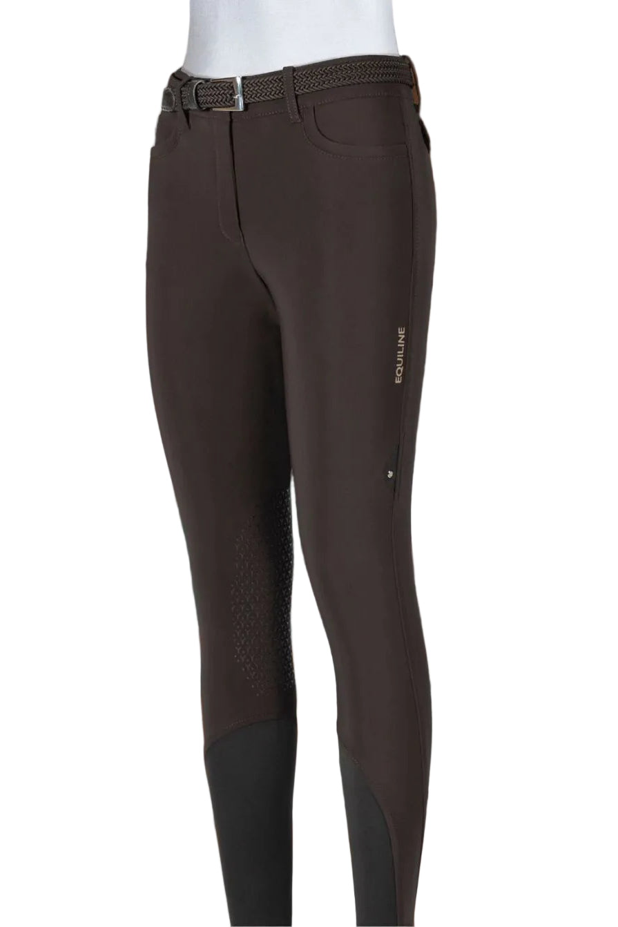 Equiline »Damen Reithose Etraek KnieGrip Brown