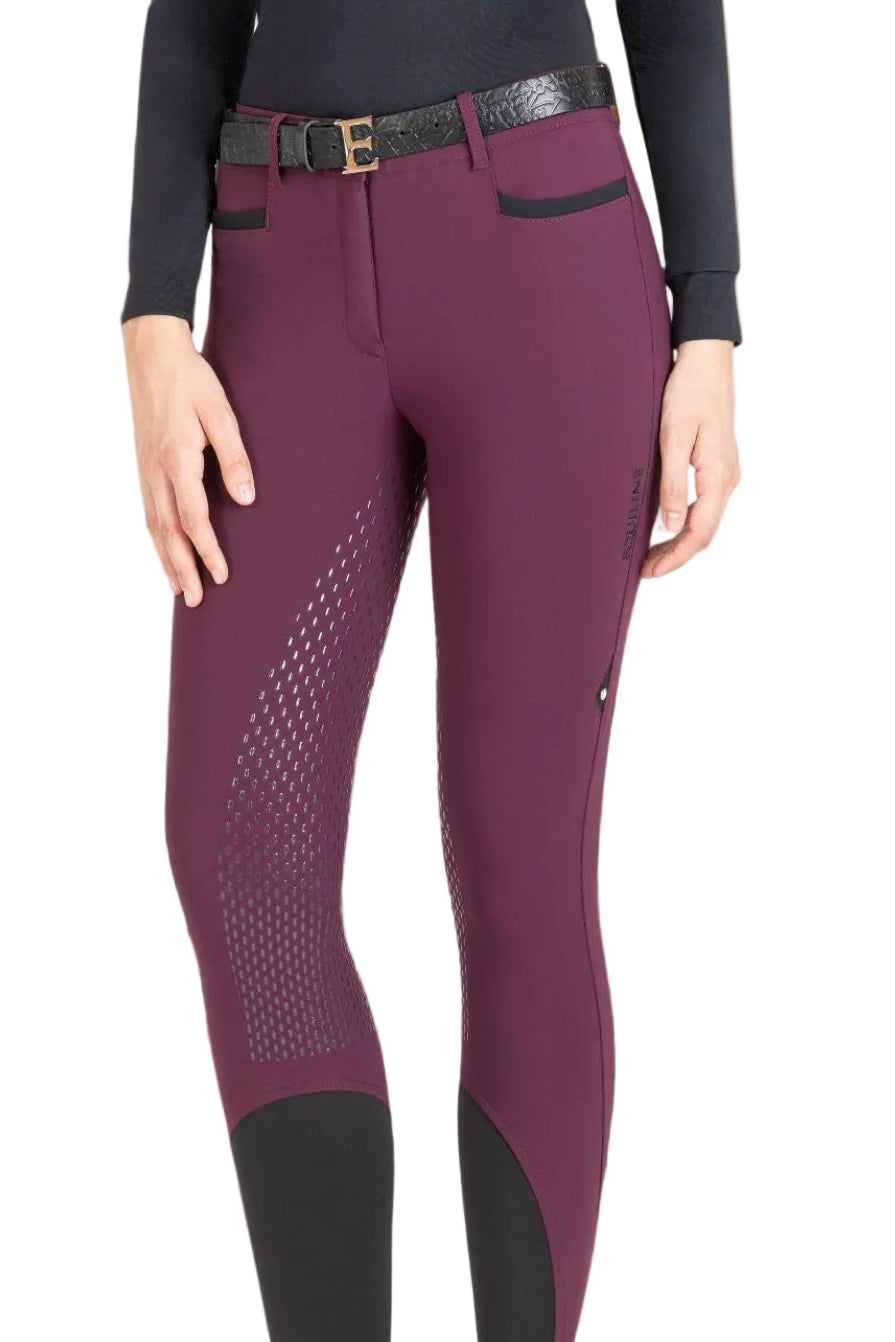 Equiline »Damen Reithose Naltef FullGrip Plum