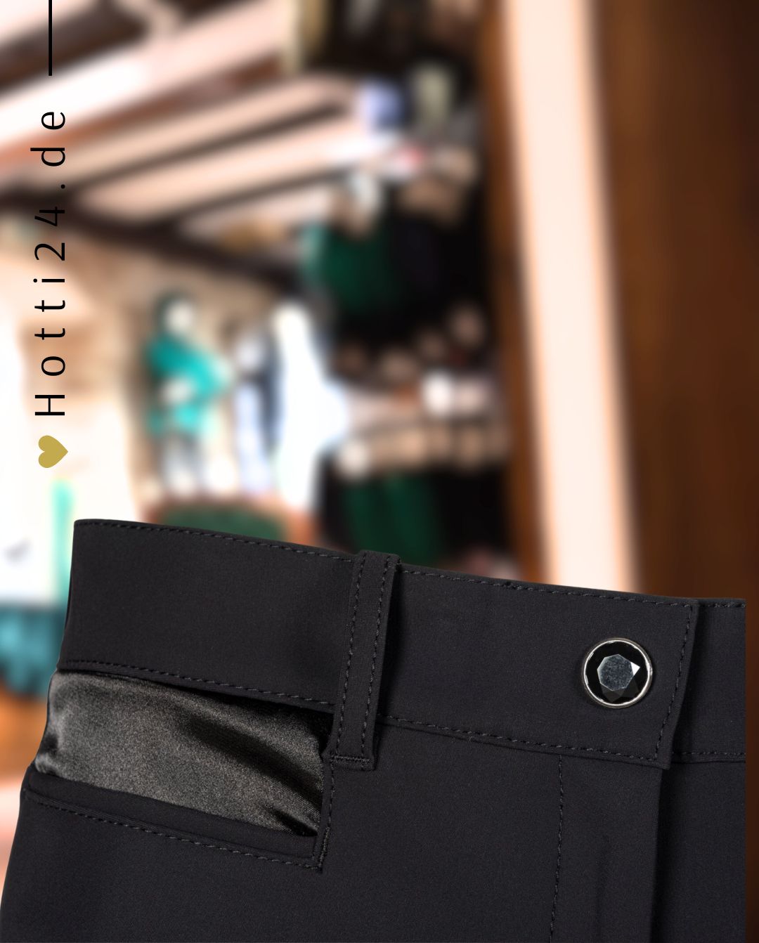 EQUILINE »Reithose Gerlefh FullGrip Black