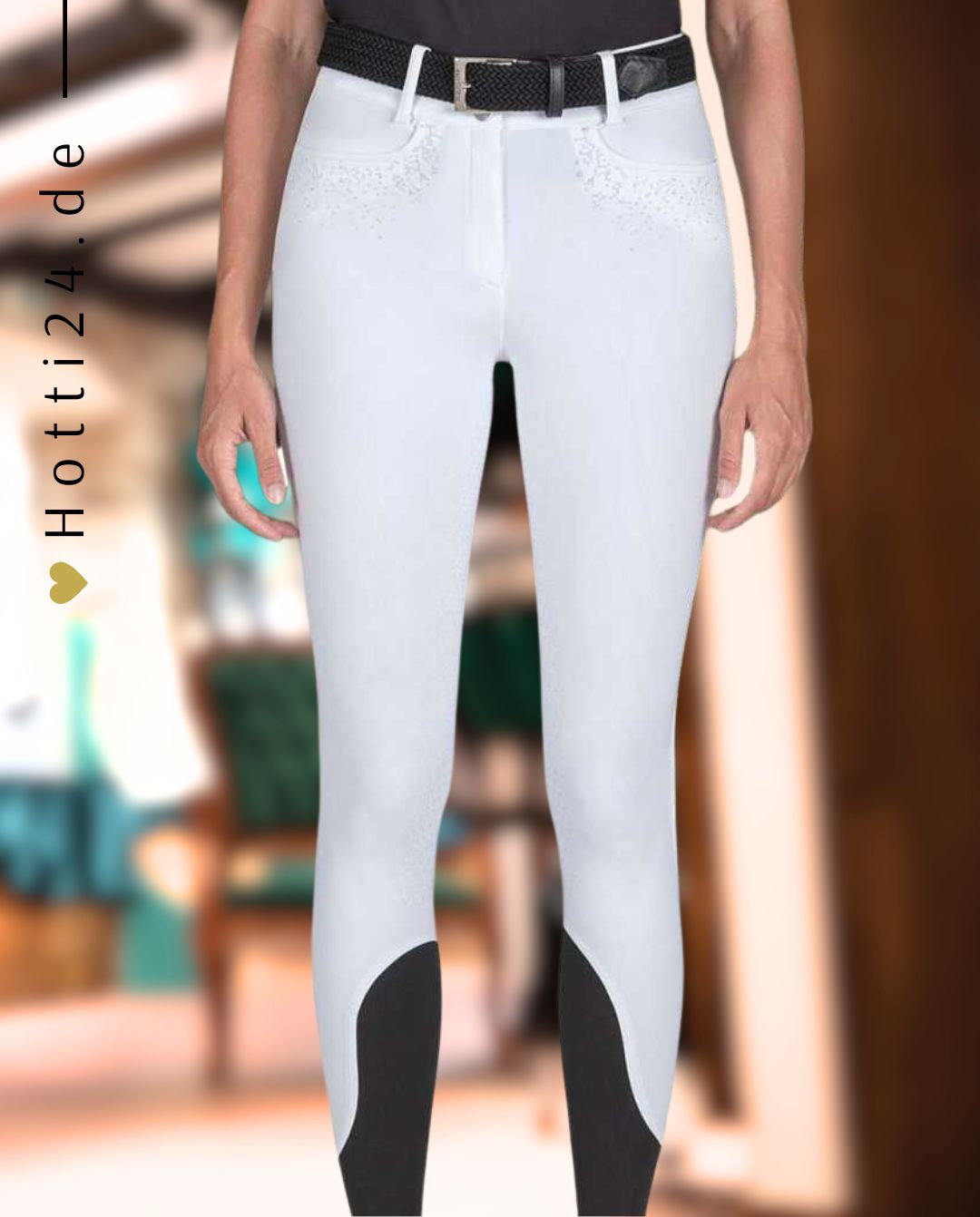 EQUILINE »Reithose Giaiafh FullGrip White