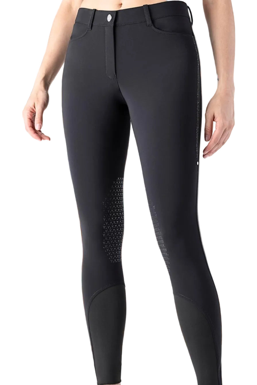  Bild analysieren    equiline-damen-reithose-grebik-kniegrip-es124pn09105-006-black-kaufen-www.hotti24.de - von vorne